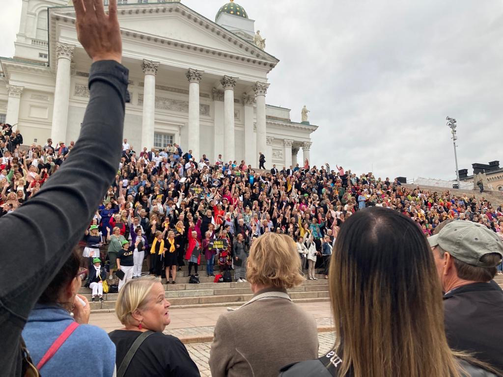 Hiiden Laulu Kuorojen Kierroksella Helsingissä 25.8.2022.