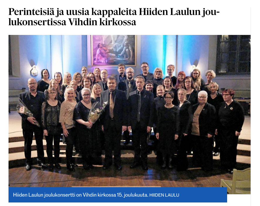 Vihdin Uutiset 11.12.2023.